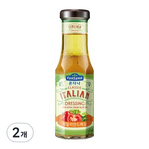 폰타나 이탈리안 드레싱, 270g, 2개