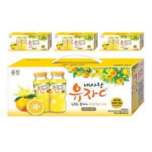 웅진 내사랑유자C, 180ml, 48개