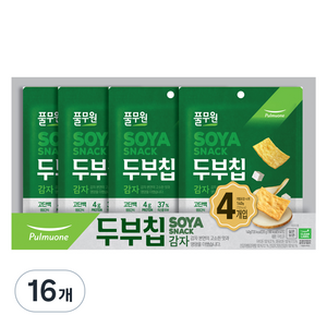 풀무원 두부칩 감자 4p, 35g, 16개