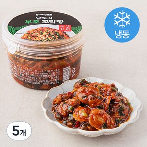 곰곰 남도식 부추 꼬막장 (냉동), 150g, 5개