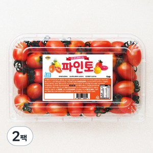 파인토 스테비아 대추방울토마토, 1kg, 2팩