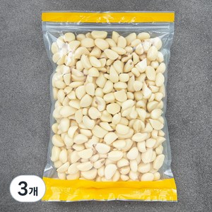 국내산 깐마늘, 1kg, 3개