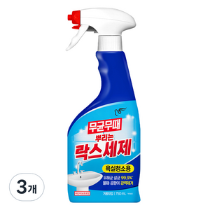 무균무때 뿌리는 락스세제, 750ml, 3개