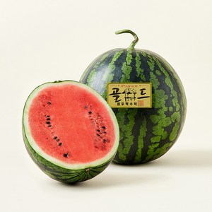 원두막 수박 골드, 5kg 이상, 1개