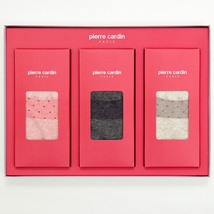피에르가르뎅 여성용 포인트양말 3족 선물세트 + 쇼핑백