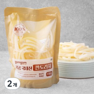 국내산 깐도라지, 150g, 2개