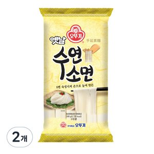 오뚜기옛날 수연소면, 500g, 2개