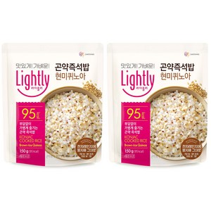 라이틀리 곤약즉석밥 현미퀴노아, 150g, 2개