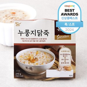 본죽 누룽지 닭죽, 270g, 1개