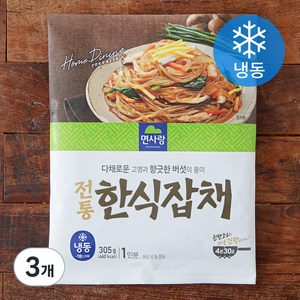 면사랑 전통한식잡채 (냉동), 375g, 3개