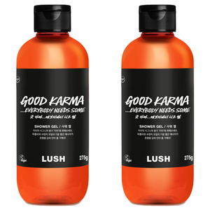 러쉬 굿 카마 에브리바디 니즈 썸 바디워시 샤워 젤, 275g, 2개