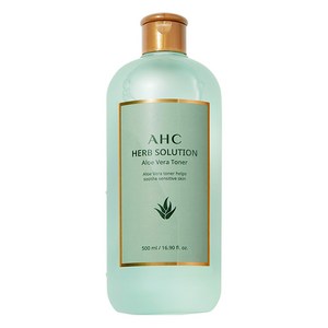 AHC 허브 솔루션 알로에 베라 토너, 500ml, 1개