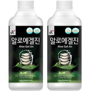 두리농산 알로에겔 진, 1L, 2개