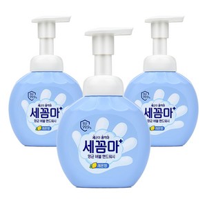 세균아꼼짝마 향균 버블 핸드워시 레몬향, 250ml, 3개