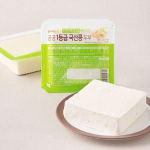 곰곰 1등급 국산콩 두부, 300g, 2팩