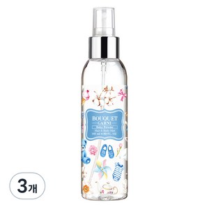 부케가르니 프래그런스드 헤어 앤 바디미스트 베이비파우더, 145ml, 3개