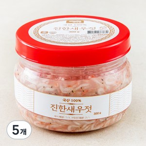 바다원 국내산 새우젓, 300g, 5개