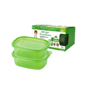 데비마이어 그린박스 직사각 473ml x 2p 세트, 1세트, 단품