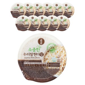 곰곰 소중한 우리쌀 현미밥, 210g, 12개