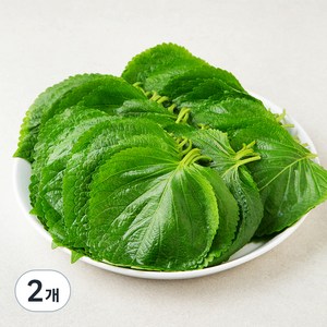 국내산 친환경 깻잎, 150g, 2개