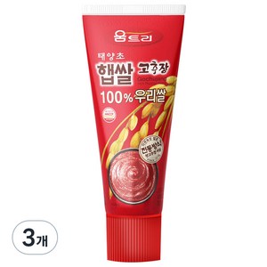 움트리 태양초 햅쌀 고추장, 120g, 3개