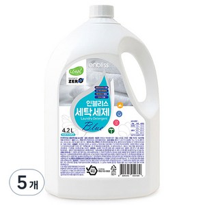 인블리스 블루 액상세제 본품, 4.2L, 5개