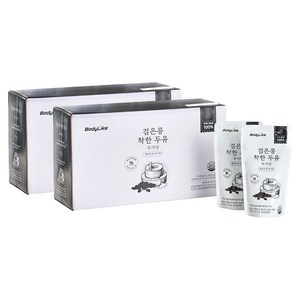 바디라이크 검은콩 착한 두유 콩물 99.9% 무가당, 185ml, 40개