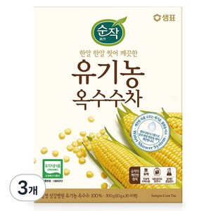 순작 유기농 옥수수차, 300g, 30개입, 3개