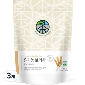 평창다원 유기농 보리차, 1.5g, 20개입, 3개