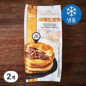 모두의맛집 삼맛호오떡 씨월드호떡 (냉동), 500g, 2개