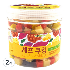 퍼피아이 셰프쿠킹 강아지 트릿 간식, 소고기 + 치즈 + 고구마, 400g, 2개