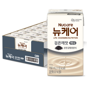 뉴케어 검은깨맛 미니 완전균형영양식, 150ml, 24개