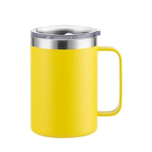 워터하마 비비드 텀블러 머그컵 480ml, 옐로우, 1개