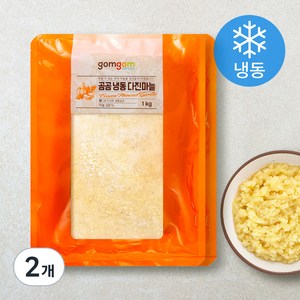 곰곰 냉동 다진마늘, 1kg, 2개