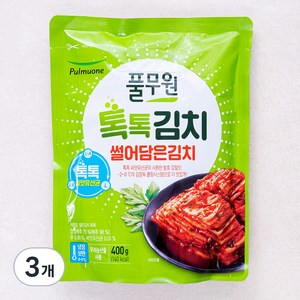 풀무원 풀무원 톡톡 썰은김치, 400g, 3개