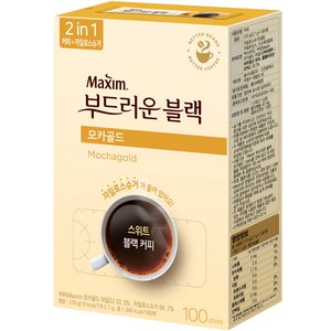 맥심 모카골드 부드러운 블랙 커피믹스, 2.7g, 100개입, 1개