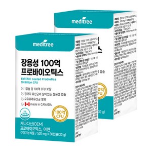 메디트리 장용성 100억 프로바이오틱스, 60정, 2개