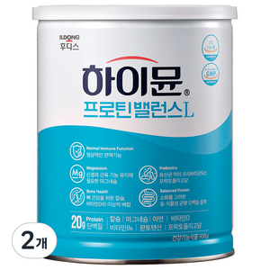 일동후디스 하이뮨 프로틴 밸런스 L 캔, 608g, 2개