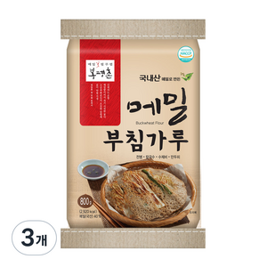 봉평촌 메밀 부침가루, 800g, 3개