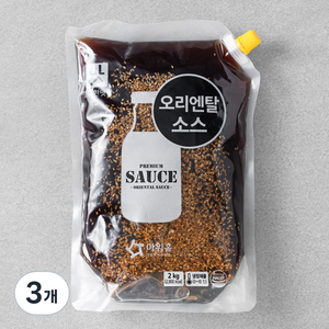 아워홈 행복한맛남 오리엔탈소스, 2kg, 3개