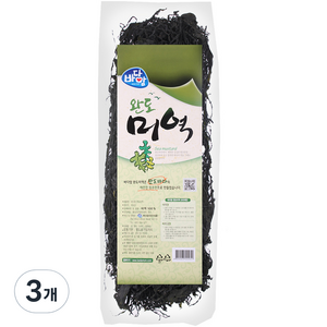 바다맘 완도미역, 500g, 3개