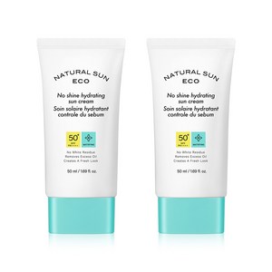 더페이스샵 내추럴 선 피지잡는 수분 선크림 50ml SPF50+ PA+++, 2개