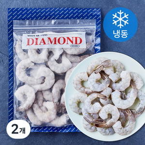 DIAMOND 흰다리 새우살 16/20 (냉동), 2개, 500g(17~19마리)