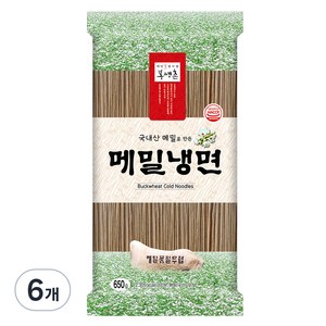 봉평촌 메밀냉면, 650g, 6개
