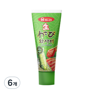 움트리 생 와사비, 120g, 6개