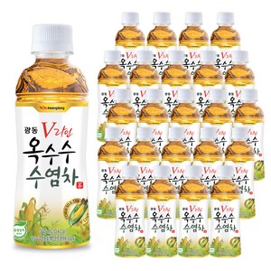 광동제약 V라인 옥수수 수염차, 340ml, 24개