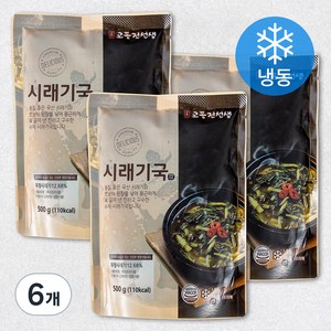 교동전선생 시래기국 (냉동), 500g, 6개