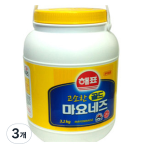 [해표] 고소한 골드마요네즈, 3.2kg, 3개