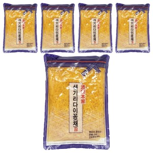 토호식품 샌기리다이꽁 채, 1kg, 5개