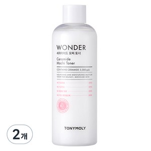 토니모리 원더 세라마이드 모찌 토너, 500ml, 2개